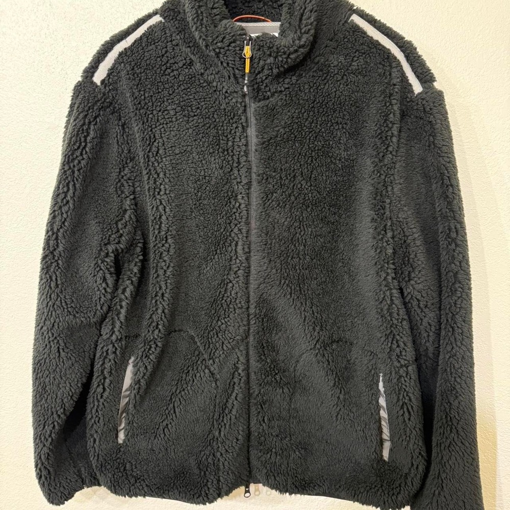 Stoic black fleece sheep style jacket